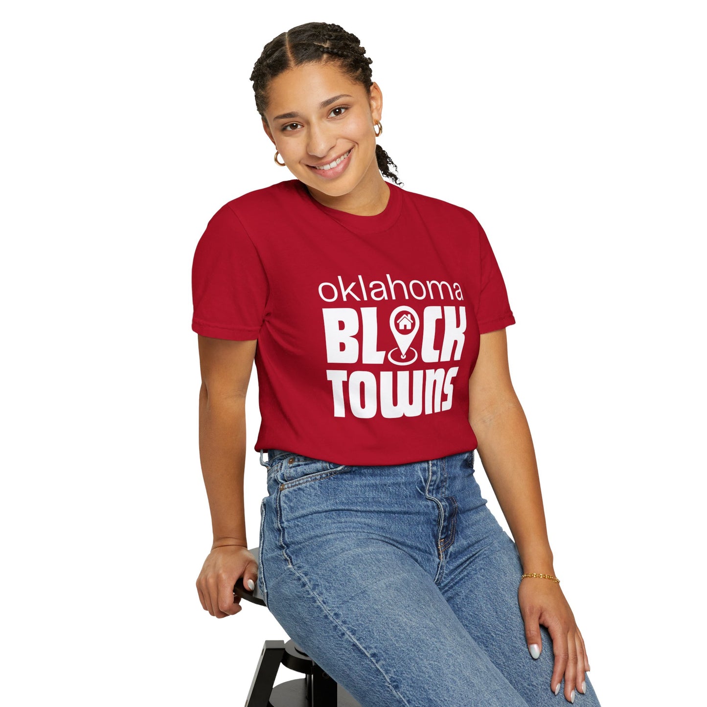 Oklahoma Black Towns Unisex Garment-Dyed T-shirt