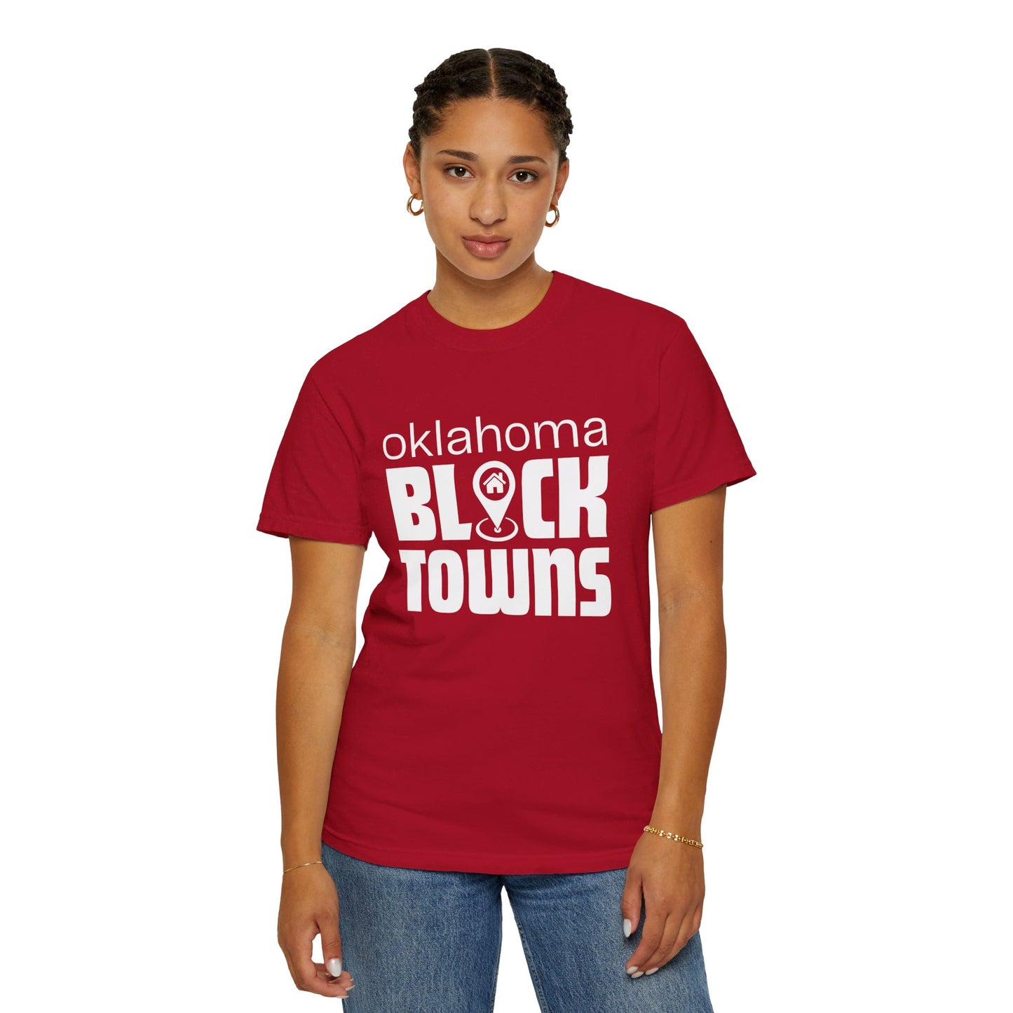 Oklahoma Black Towns Unisex Garment-Dyed T-shirt