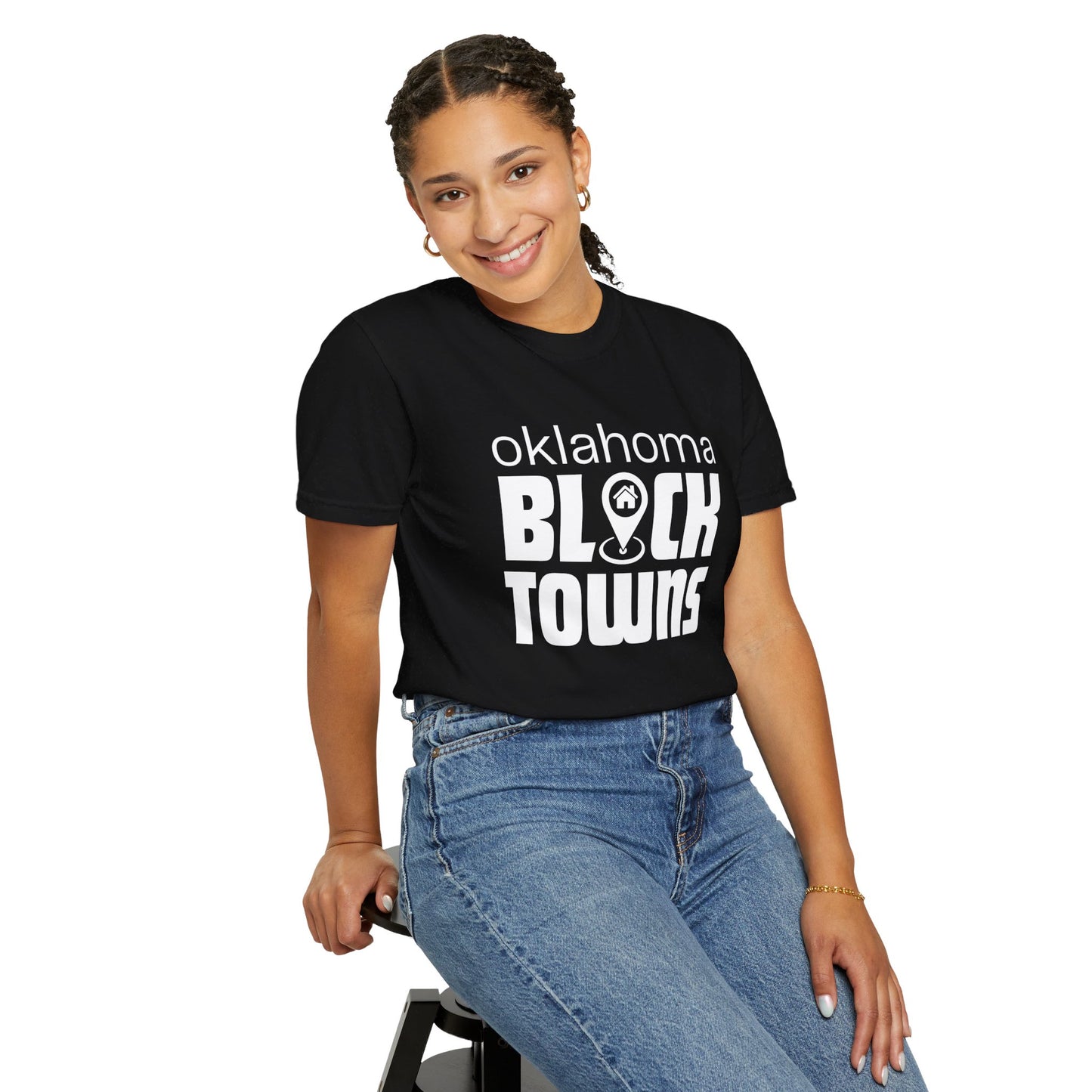 Oklahoma Black Towns Unisex Garment-Dyed T-shirt