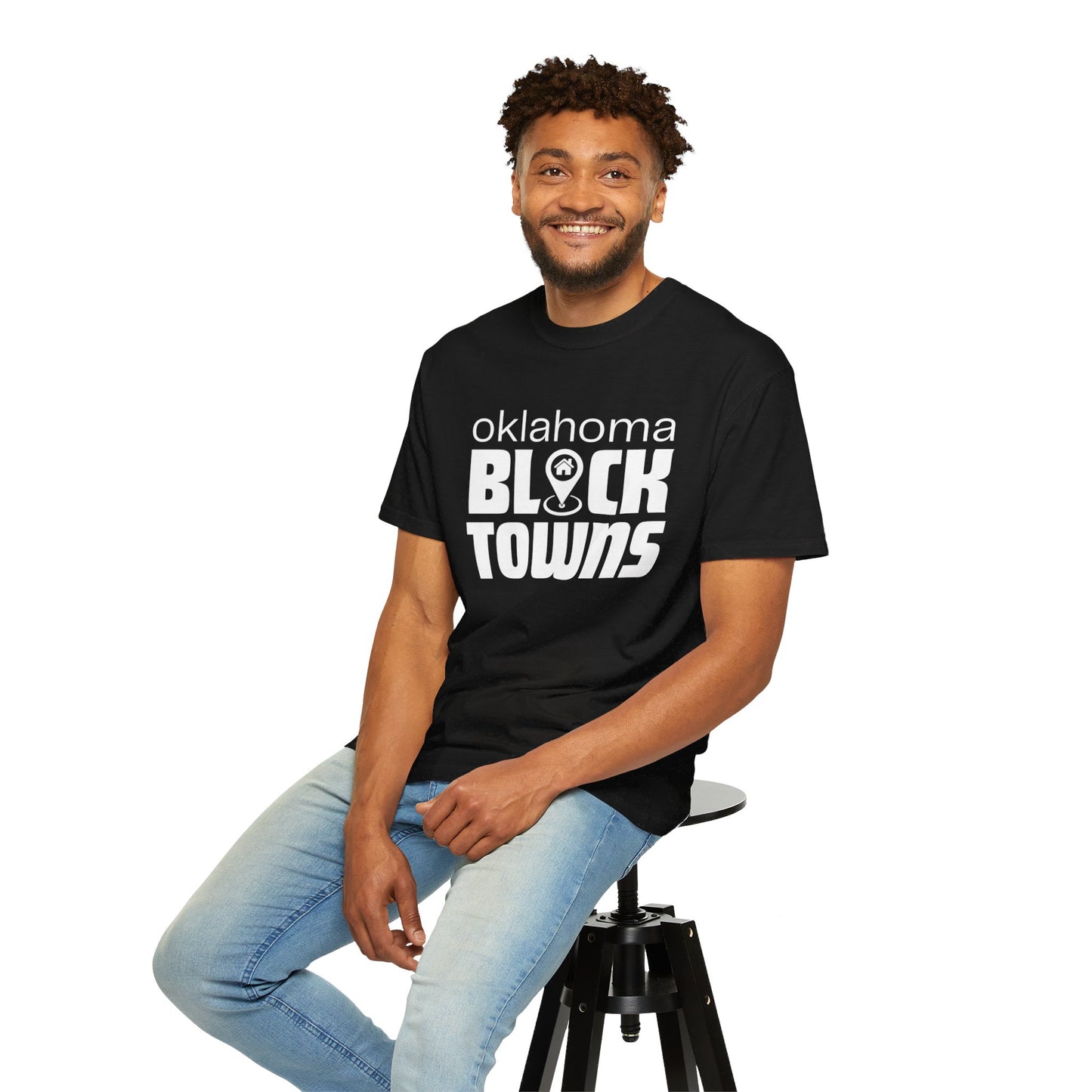 Oklahoma Black Towns Unisex Garment-Dyed T-shirt