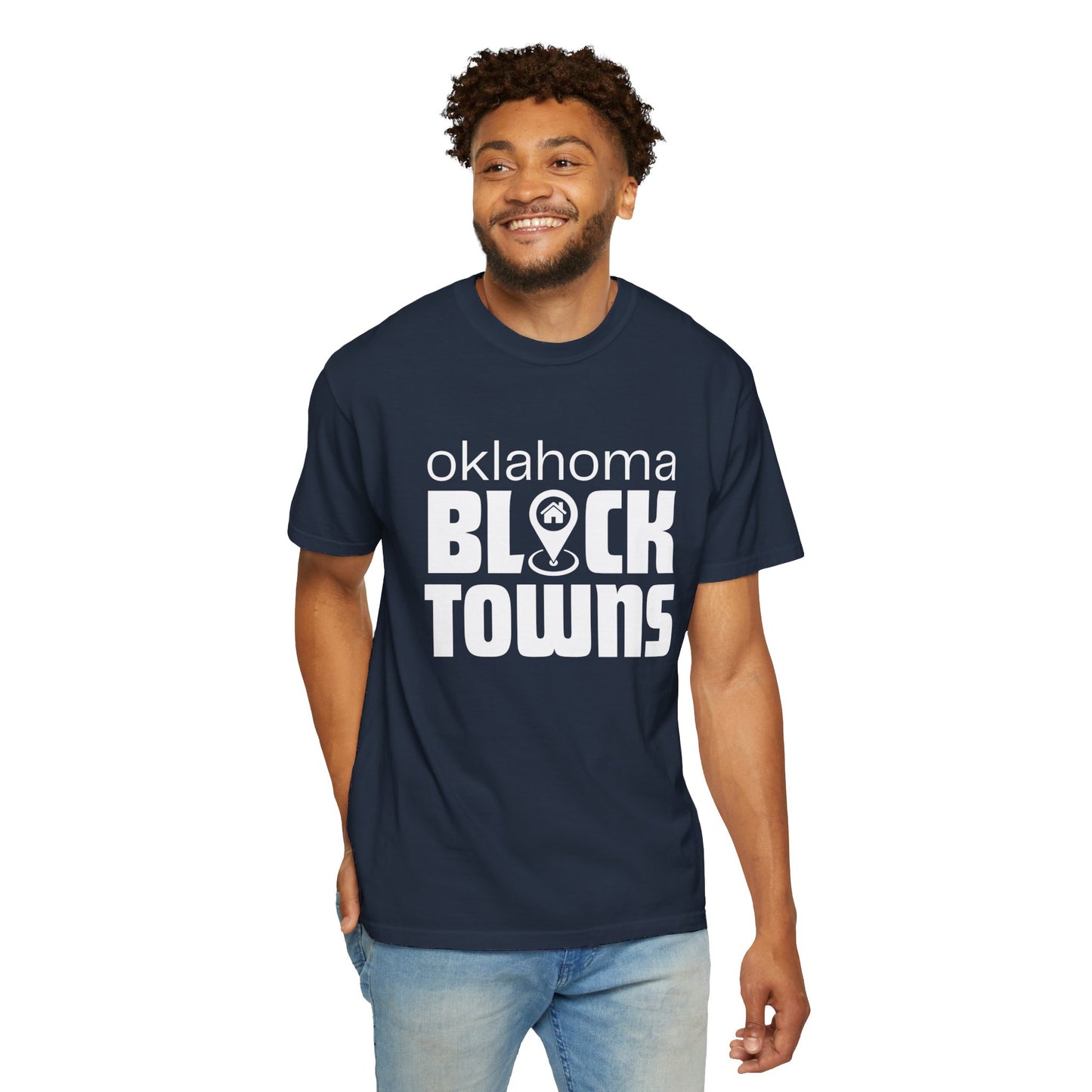 Oklahoma Black Towns Unisex Garment-Dyed T-shirt