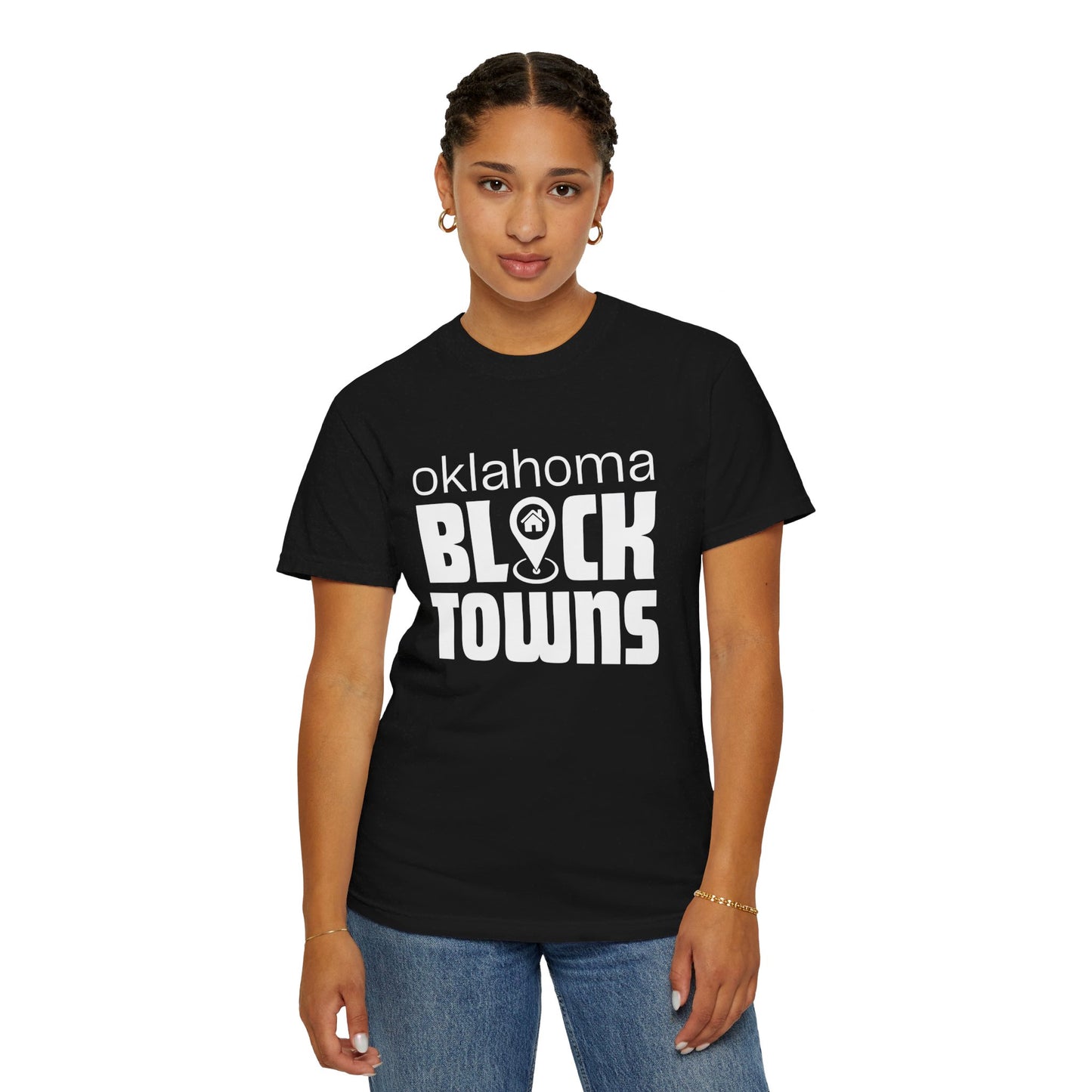 Oklahoma Black Towns Unisex Garment-Dyed T-shirt