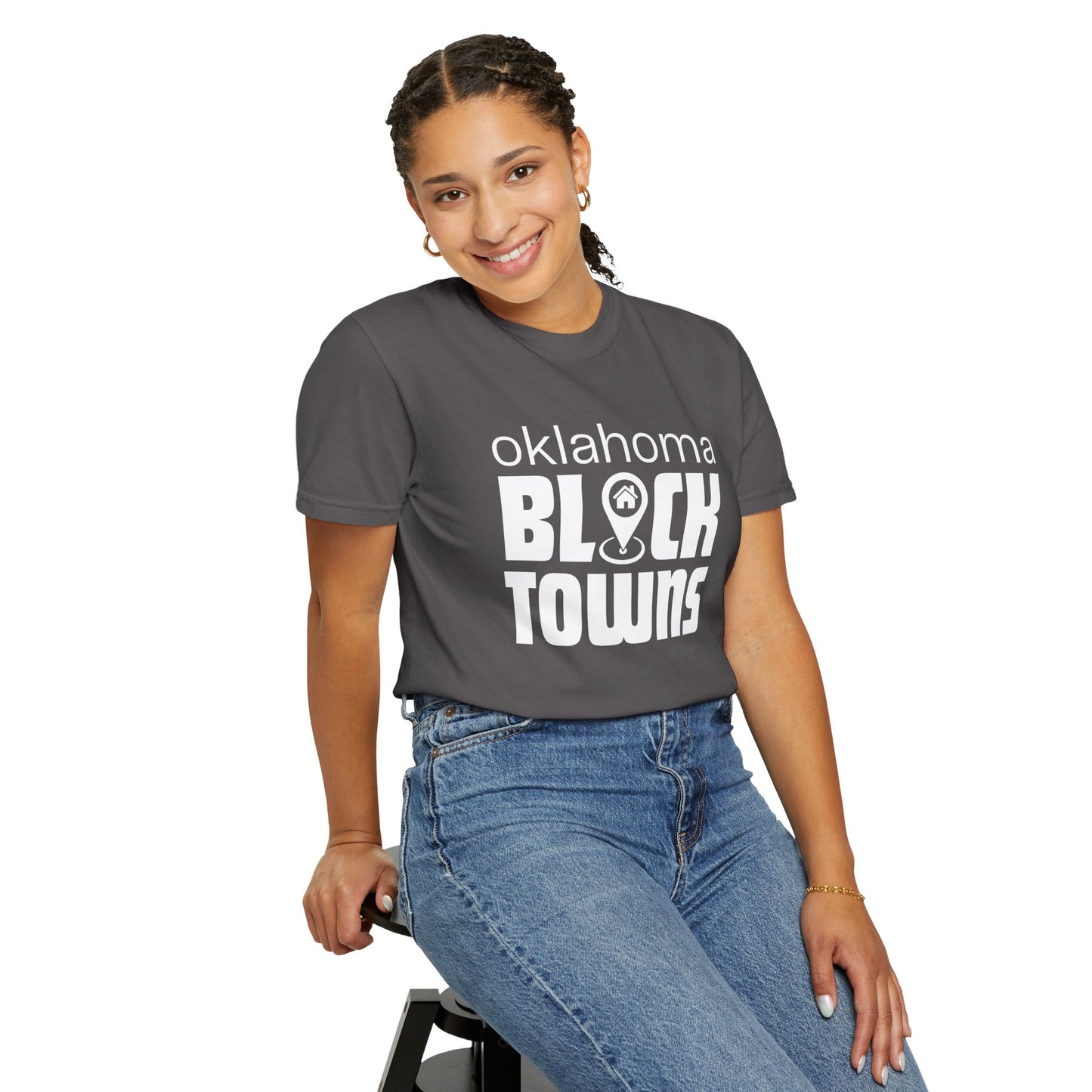 Oklahoma Black Towns Unisex Garment-Dyed T-shirt