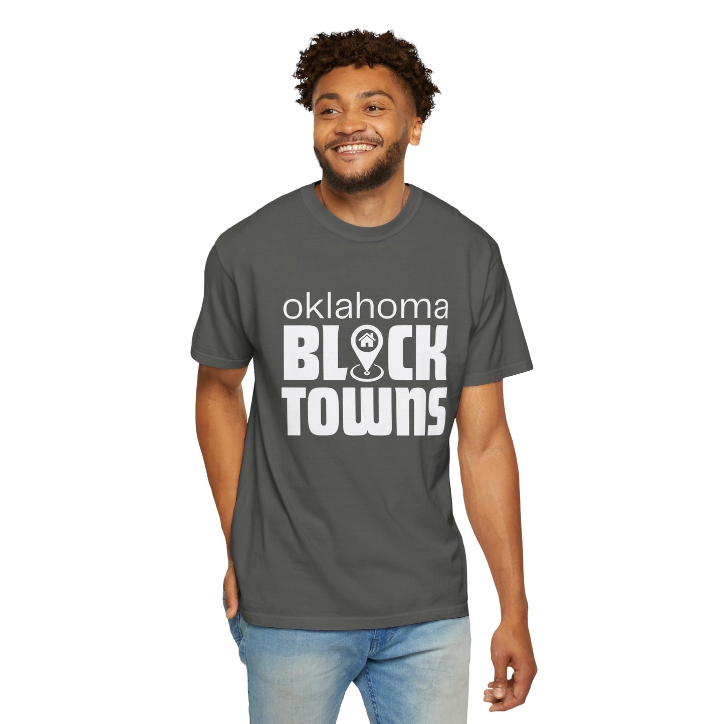 Oklahoma Black Towns Unisex Garment-Dyed T-shirt