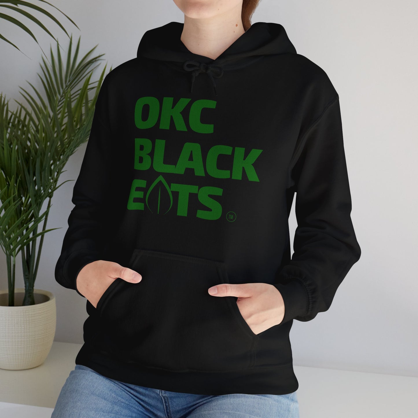 OKC Black Eats Signature Unisex Heavy Blend™ Hooded Sweatshirt